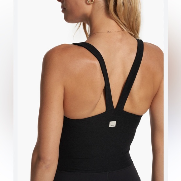 Vuori color block corset jumpsuit black knit - Picture 7 of 10